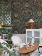 Oscar Antique Medallion Dark Grey