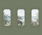 A Room With A View Olive Green