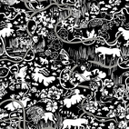 Vines Black & White