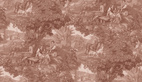 Vintage Landscape Antique red